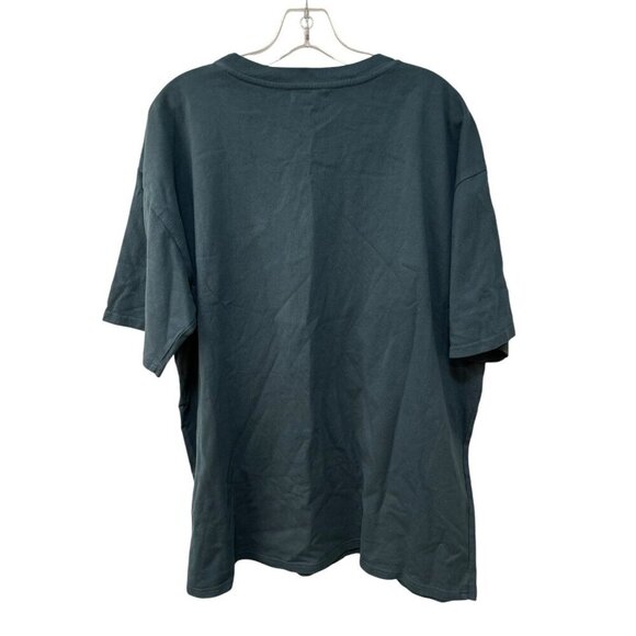 Good American Womens Essential Boytriend Crew Tee Oversized Fit Orion Blue XL - Picture 5 of 6